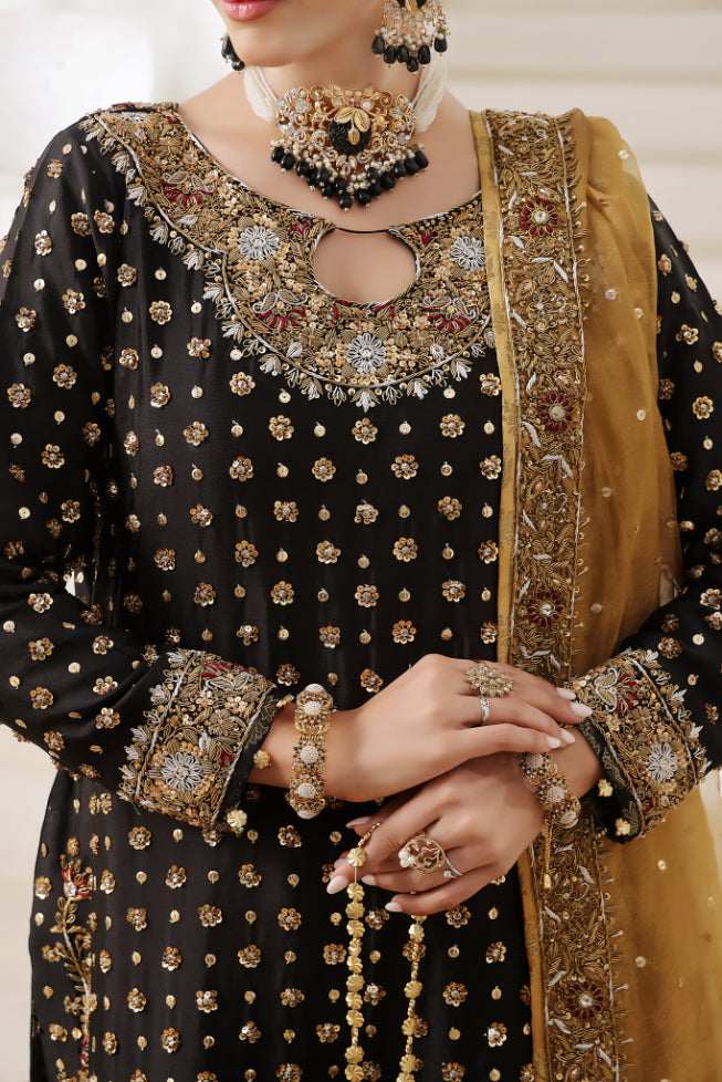 Luxury Hand Embellished 3pc - FW-10