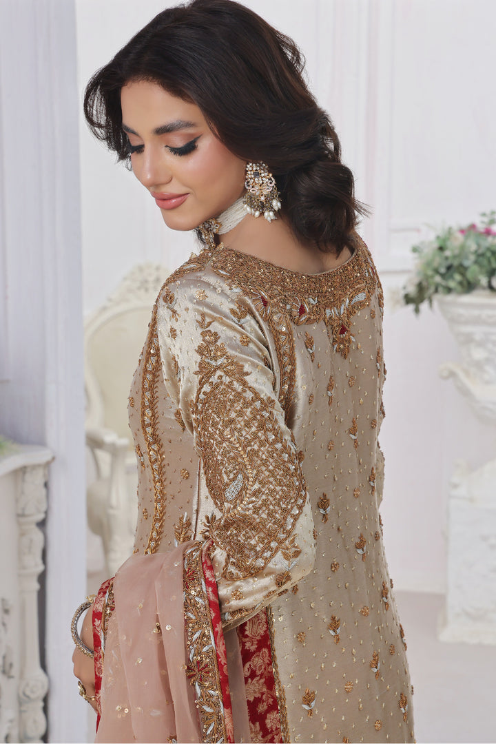 Luxury Hand Embellished 3pc - FW-08