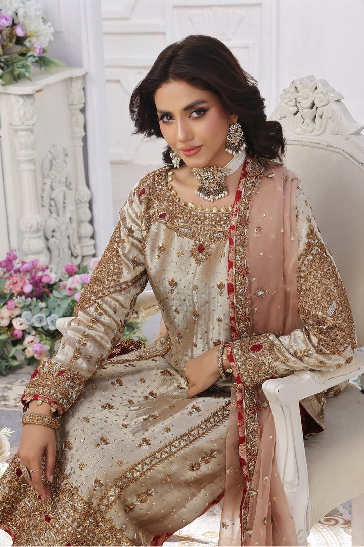 Luxury Hand Embellished 3pc - FW-08