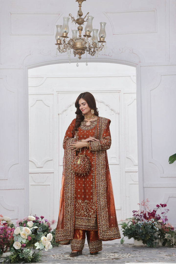 Luxury Hand Embellished 3pc - FW-09