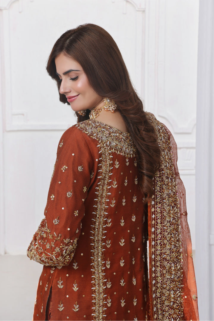 Luxury Hand Embellished 3pc - FW-09