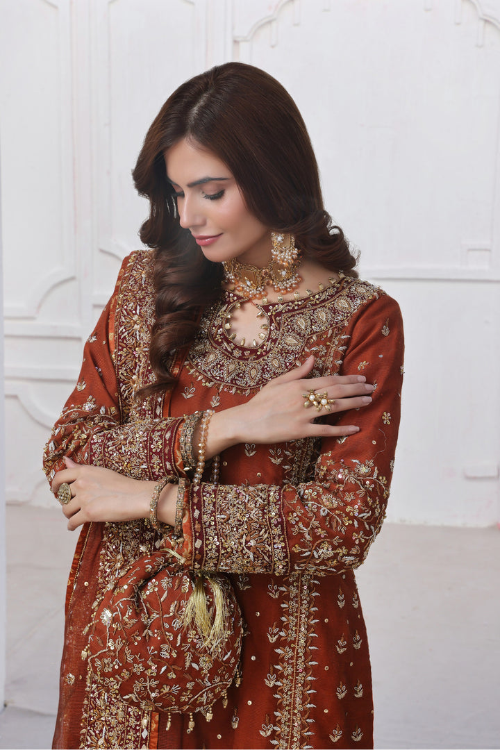 Luxury Hand Embellished 3pc - FW-09