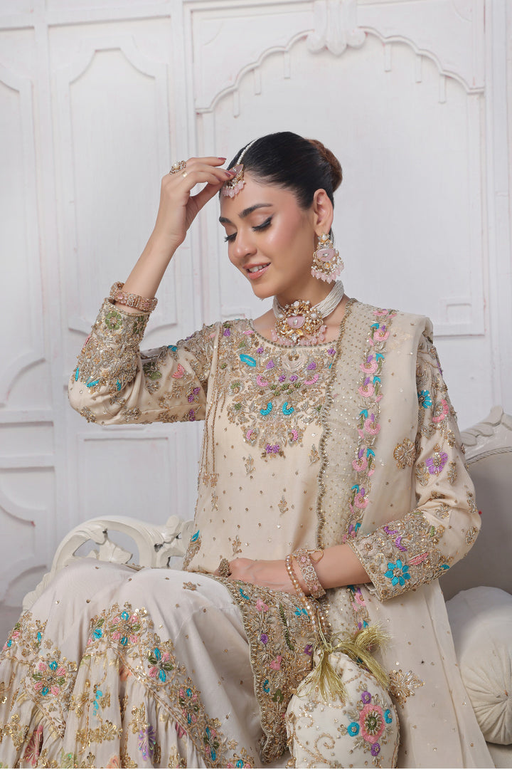 Luxury Nikkah  Gharara Outfit -NW-01