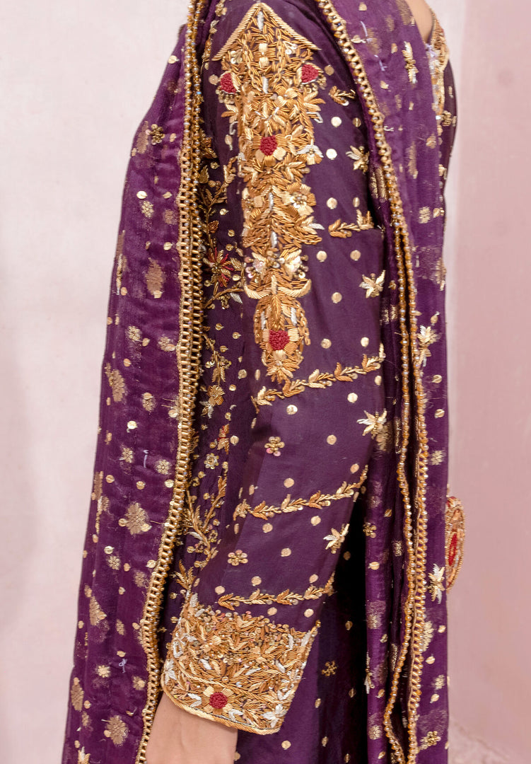 Hand Embellished 3pc Outfit - FW-02