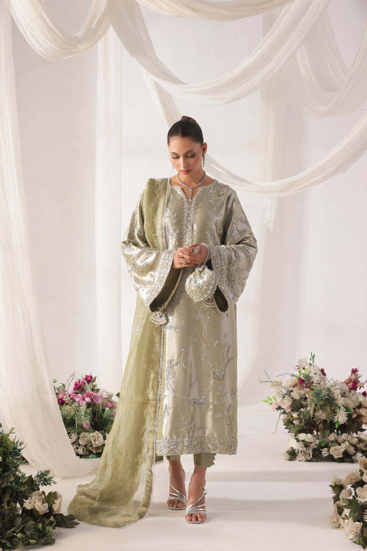 Luxury Hand Embellished 3pc -  FW-19