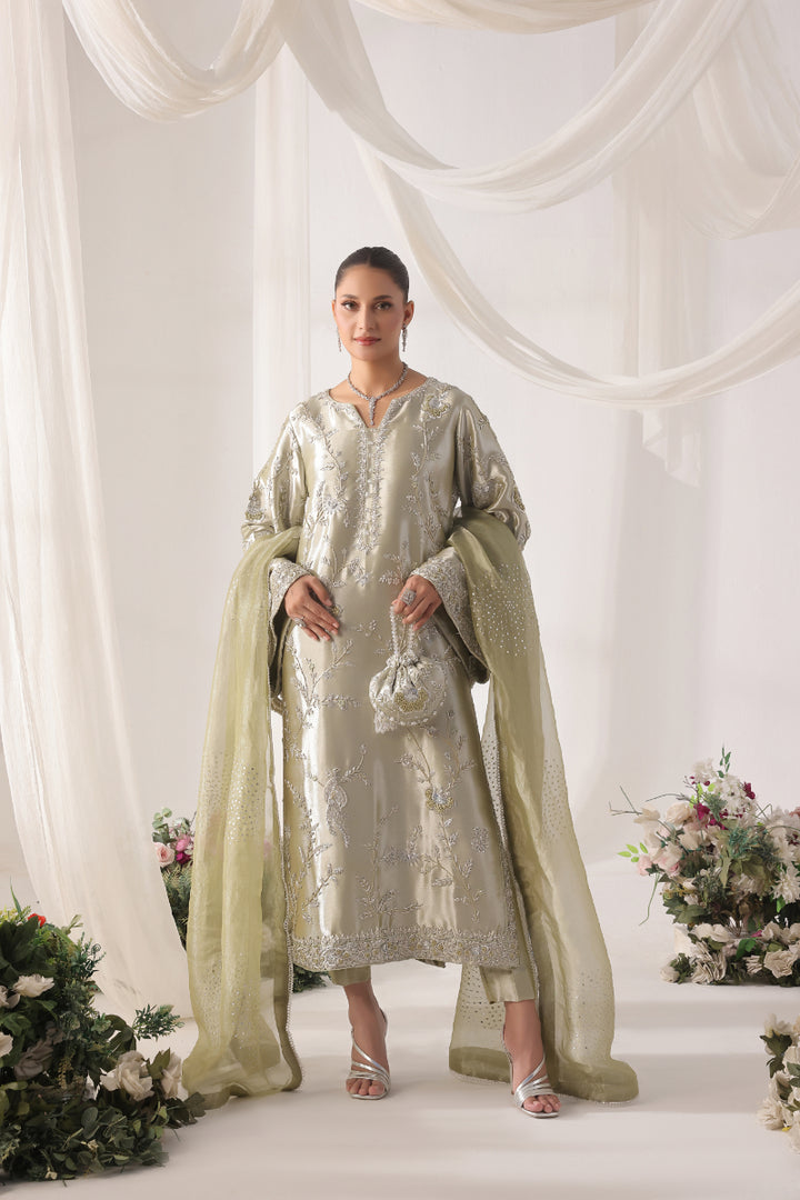 Luxury Hand Embellished 3pc -  FW-19