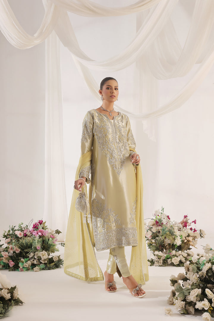 Luxury Hand Embellished 3pc -  FW-20