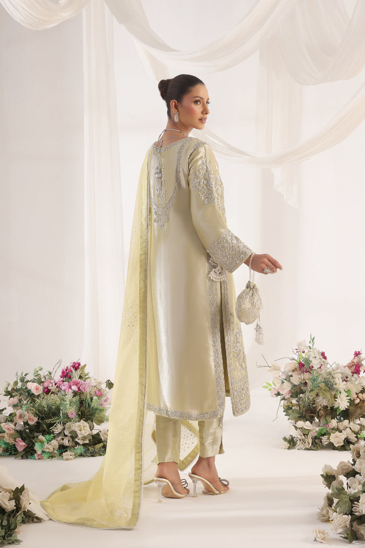 Luxury Hand Embellished 3pc -  FW-20