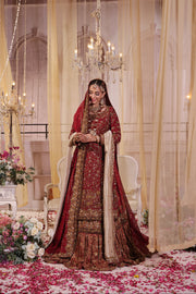 Maroon Luxury Bridal -BW-23