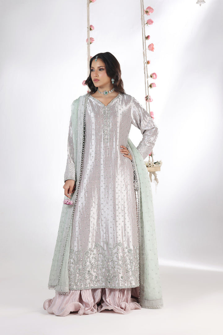 Luxury Hand Embellished 3pc -  FW-36