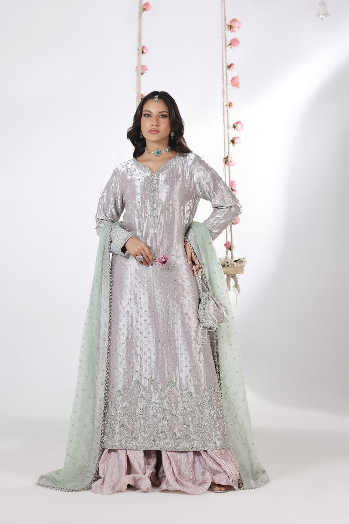 Luxury Hand Embellished 3pc -  FW-36