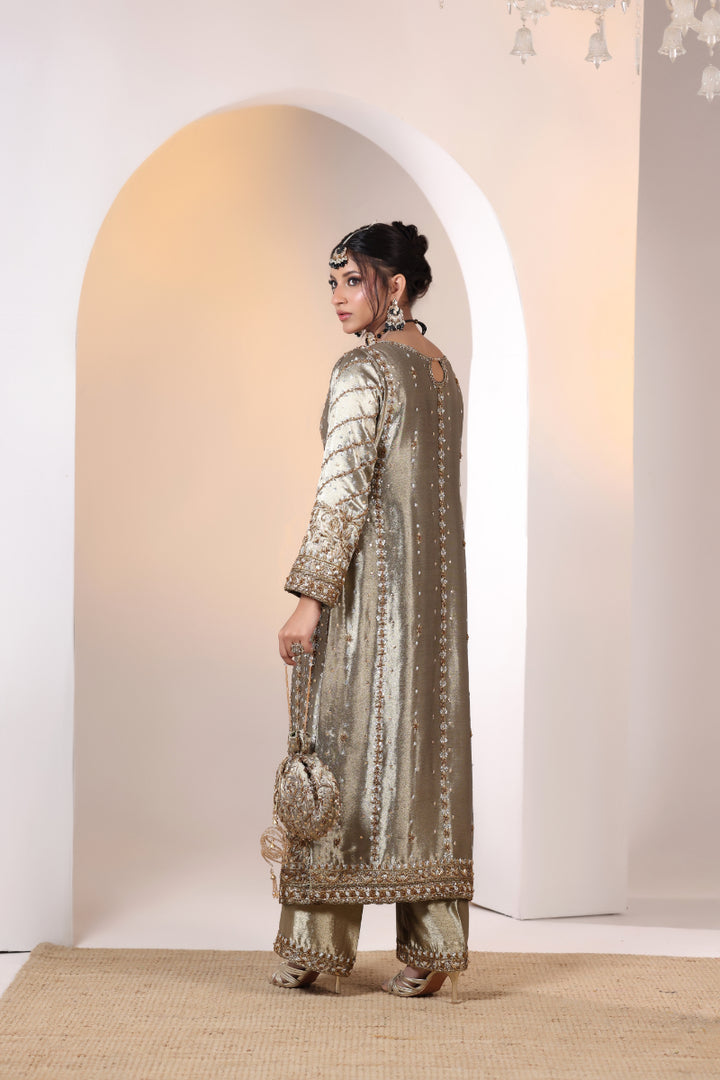 Luxury Hand Embellished 3pc -  FW-27