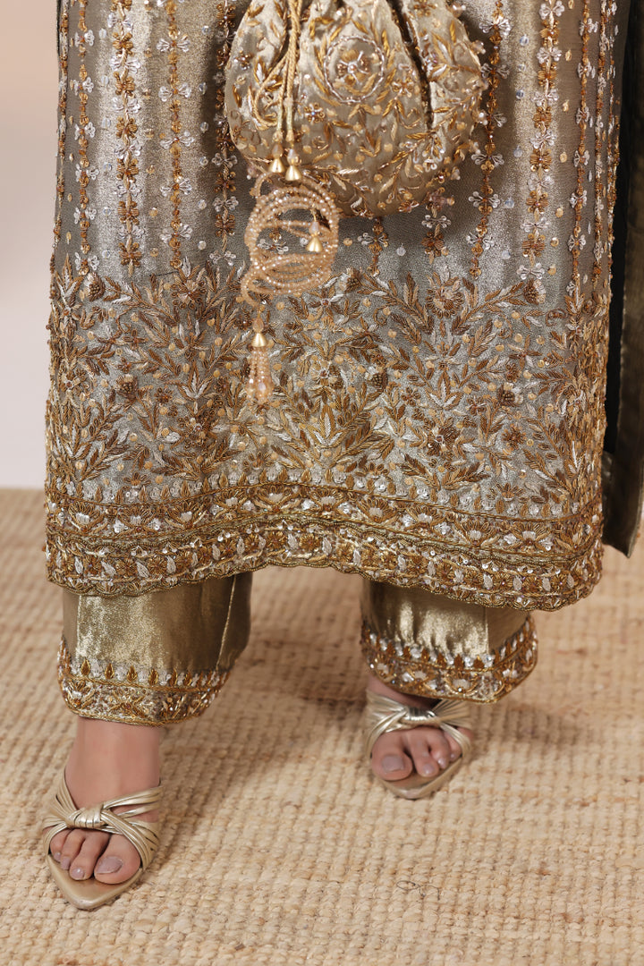 Luxury Hand Embellished 3pc -  FW-27