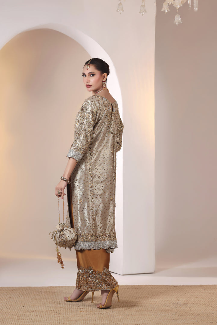 Luxury Hand Embellished 3pc -  FW-26