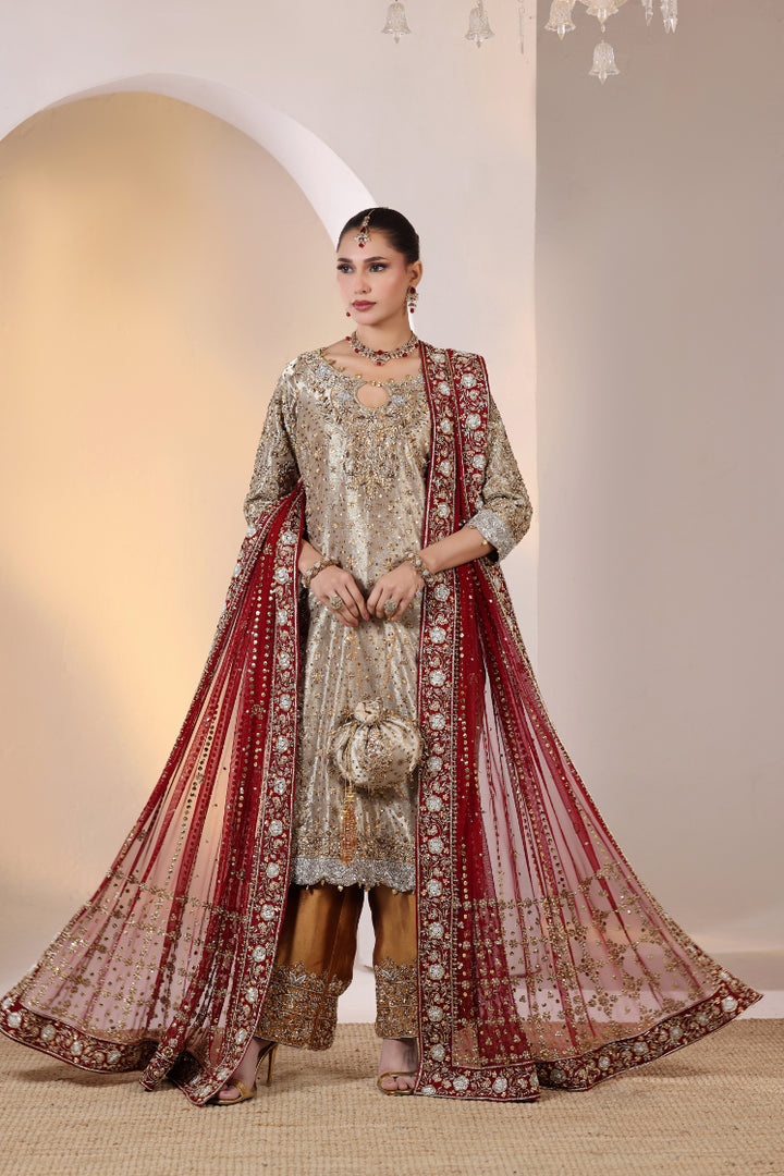 Luxury Hand Embellished 3pc -  FW-26