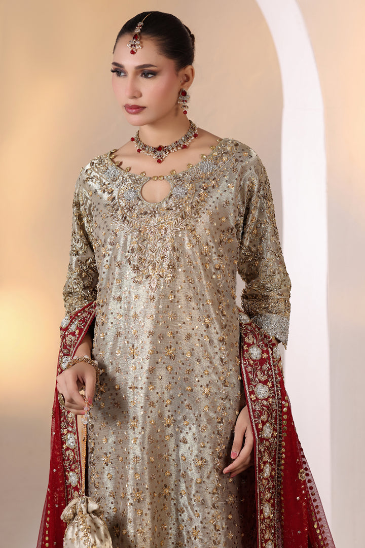 Luxury Hand Embellished 3pc -  FW-26