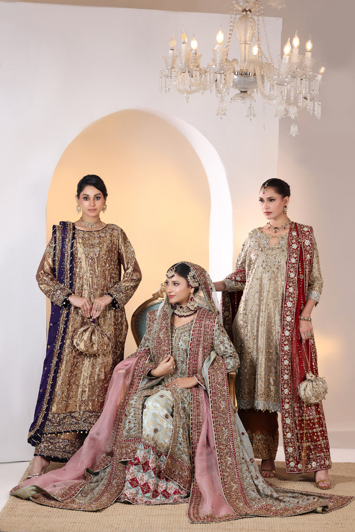 Mint Green Farshi Bridal -BW-27