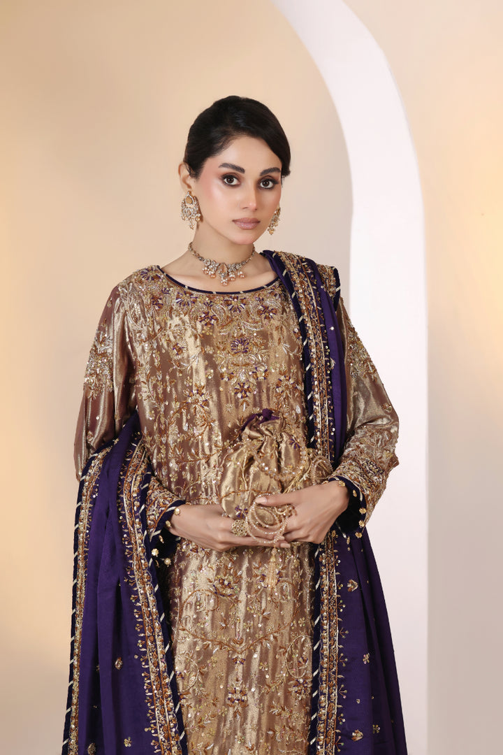Luxury Hand Embellished 3pc -  FW-25